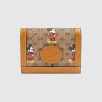 2020年春夏新作☆DISNEY x GUCCI ディズニー x グッチ偽物☆ファン必見!カードケースウォレット新作コラボ 574796 97SIT 8747