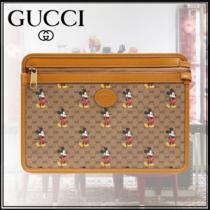 2020日本未発売新作 ★DISNEY x GUCCI ディズニー xグッチコピー*クラッチバッ...