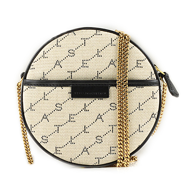 2020最新で争奪戦 STELLA MCCARTNEY  ステラマッカートニー偽物 Mini Round Bag Monogram Eco Monogram Canvas