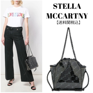 2020最新で争奪戦 STELLA MCCARTNEY  ステラマッカートニー偽物 557963 W8463 1116 巾着 トートバッグ