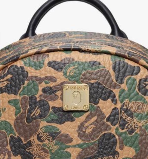 【MCM x Bape】エムシー エムリュック 偽物 限定品☆Stark バックパック Camo Visetos