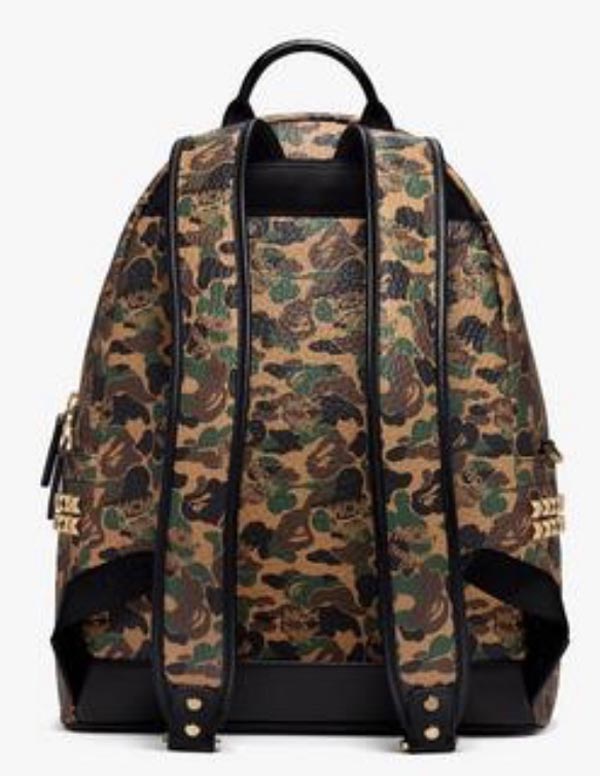 【MCM x Bape】エムシー エムリュック 偽物 限定品☆Stark バックパック Camo Visetos