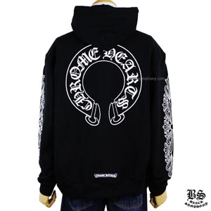 ◆早い者勝ち◆Chrome Hearts クロムハーツパーカー コピー ホースシュー&フローラルクロス