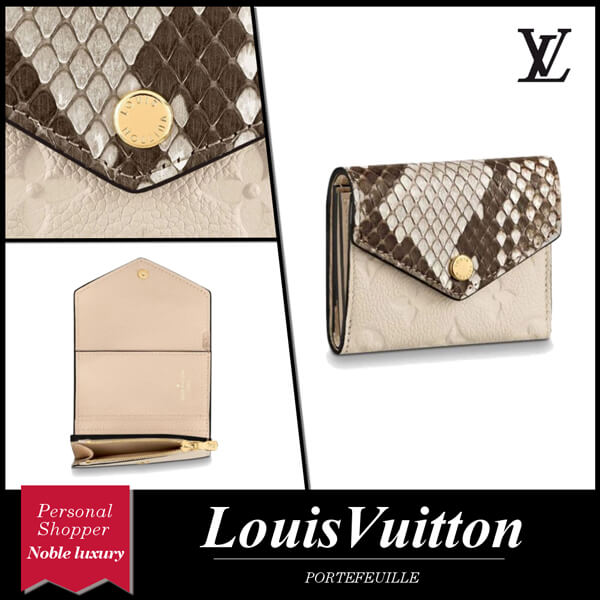 2020年人気新作 ルイヴィトンコピー ポルトフォイユ ゾエ パイソン N96319 Louis Vuitton