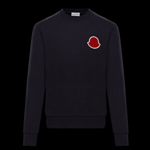 モンクレール t シャツ コピー Moncler スウェットシャツメンズライン ダークブルー 胸...