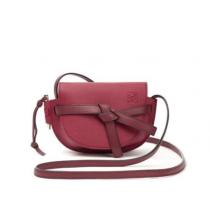 2020日本未発売新作 LOEWE ロエベ偽物 ゲートミニバッグ入荷Loewe Gate Mini Bag Raspberry/Wine 321.12.U62