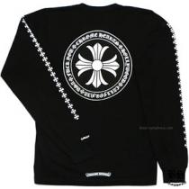 ◆早い者勝ち◆Chrome Hearts クロムハーツ ロングTシャツ 偽物 CHプラス ブラッ...