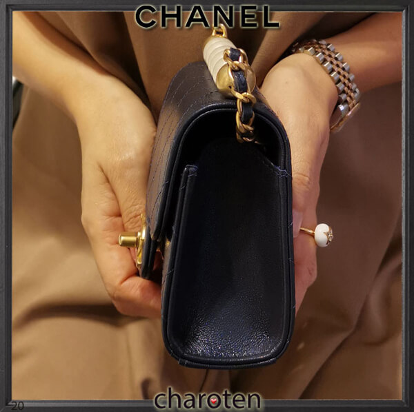 CHANELコピー パールが超エレ女♡最新作♪チェーンクラッチ (50321954)