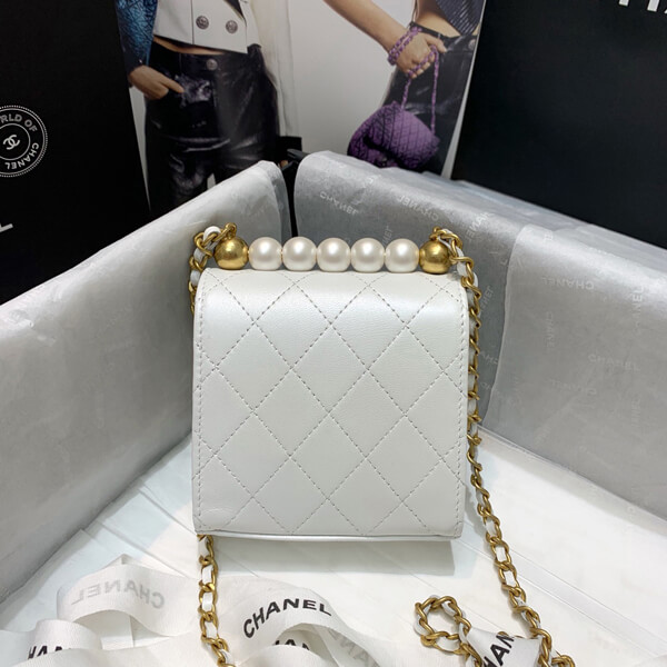 CHANEL スーパーコピーパールが超エレ女♡最新作♪チェーンクラッチ (503219542)