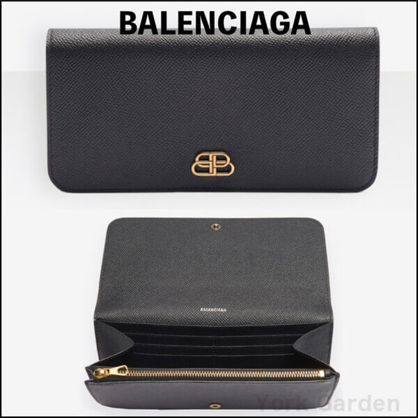 新作★BALENCIAGA★スーパーコピー BBスリムマネーウォレット/長財布 (49283294)