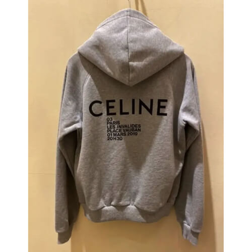 2020SS最新作 新品 レディース CELINE スーパーコピーロゴパーカー グレー 53173619