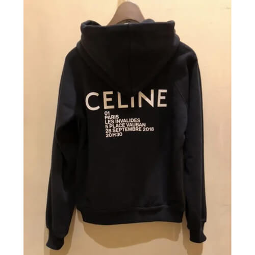 20SS新作 セリーヌ ロゴ入り 偽物 フリース スウェット CELINE パーカー 2Y005798I.38AW