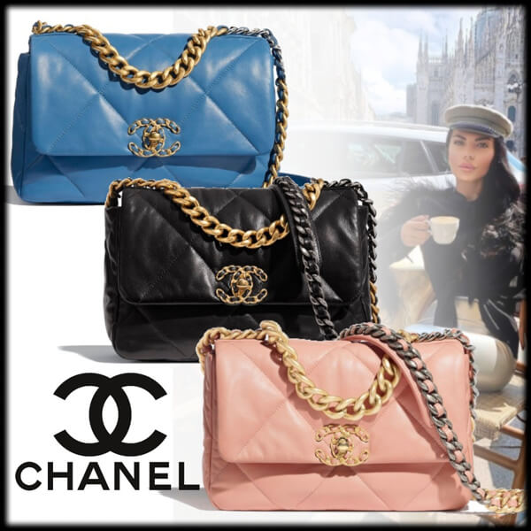 ★シャネル *ラージ CHANEL 19スーパーコピー フラップ バッグ* 大人気！！★ (52443641)