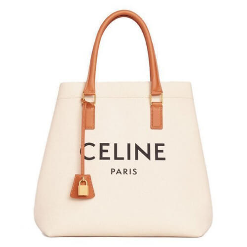 セリーヌ CELINE  コピー ホリゾンタルカバ ロゴトート  ハンド バッグ 19216 2BNZ 02NT