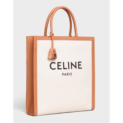 CELINE スーパーコピーバーティカル カバ キャバス CELINEロゴプリント (46547920)