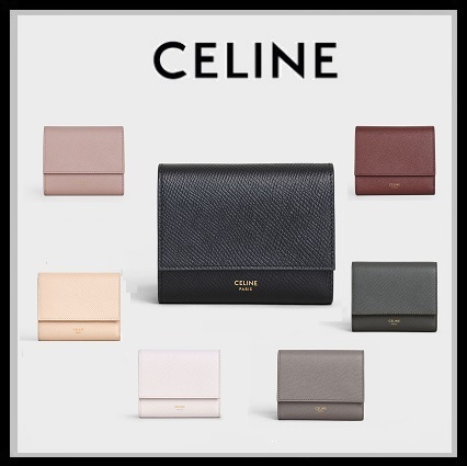 【CELINE】セリーヌパロディコインポケット付き・トリフォールドウォレット (49403707)