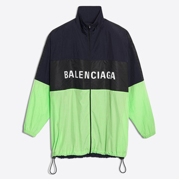 入手困難 Balenciaga バレンシアガ スーパーコピーパネルロゴナイロントラックジャケット2020123