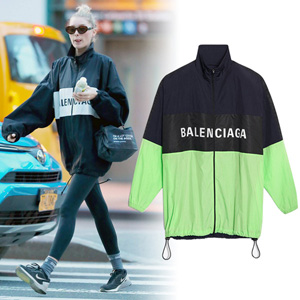 入手困難 Balenciaga バレンシアガ スーパーコピーパネルロゴナイロントラックジャケット2020123