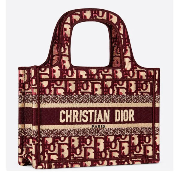 新作★DIOR★ ディオール スーパーコピーオブリーク キャンバス バッグ BOOK TOTE MINI★待望のミニサイズ★入手困難!! M1271ZRIW_M974