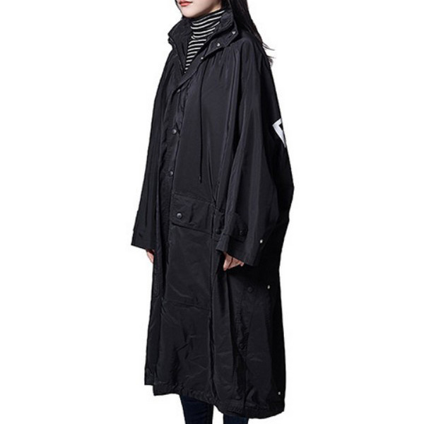 BALENCIAGA★パロディオペラ・コピーレインコート back logo opera rain coat black