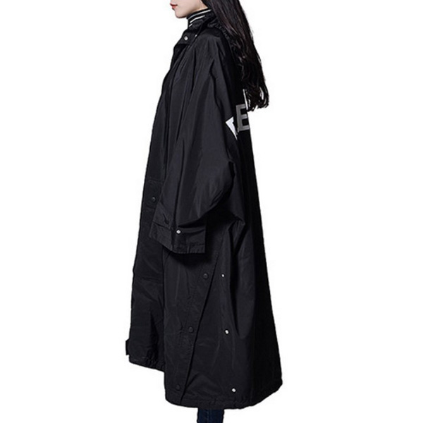 BALENCIAGA★パロディオペラ・コピーレインコート back logo opera rain coat black