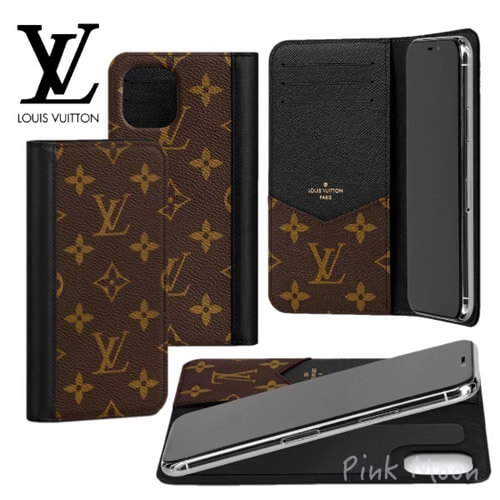 ルイヴィトン スマホケース コピー iphone11FOLIOケース モノグラムキャンバス LOUIS VUITTON