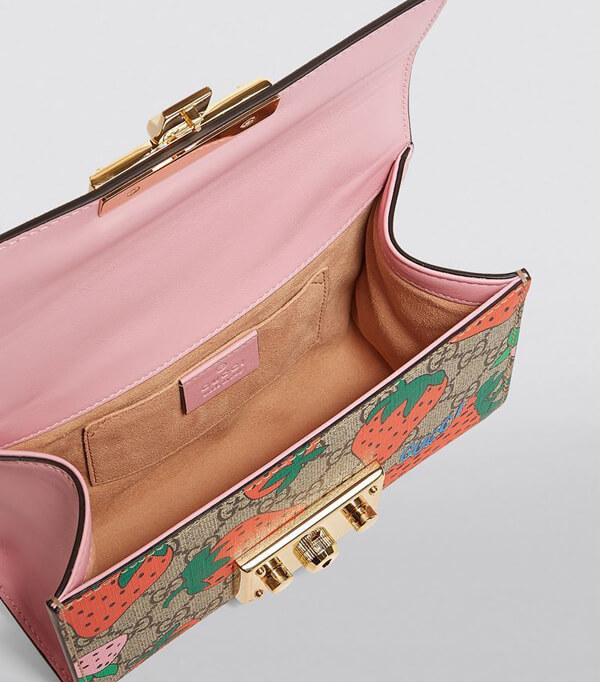 2020最新/限定【GUCCI グッチ いちご コピー】パドロック GG レプリカ ショルダー バッグ 409416CVE0T