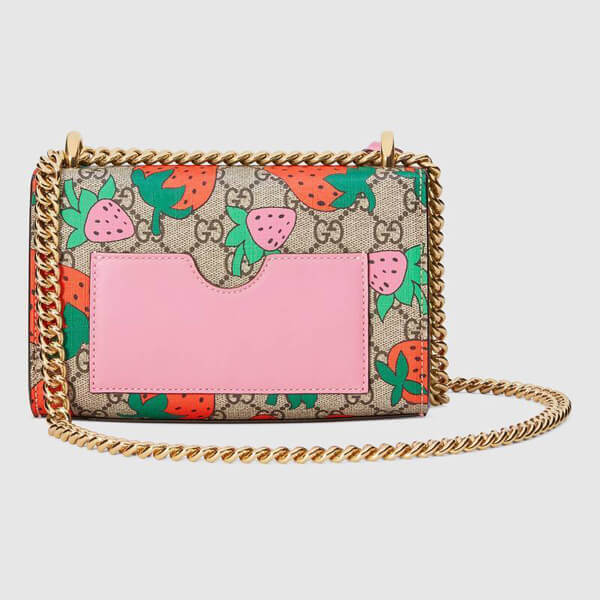 2020最新/限定【GUCCI グッチ いちご コピー】パドロック GG レプリカ ショルダー バッグ 409416CVE0T