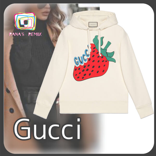 2020新作限定人気 GUCCI グッチ イチゴ パーカー グッチ いちご コピー パーカー★出産祝いにも ベビーイザベラ コティエ★475374 XJA1R 9230