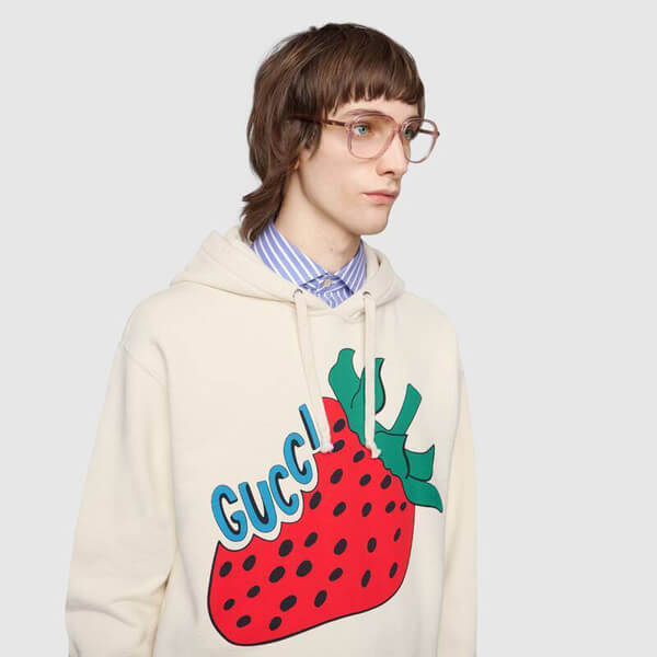 2020新作限定人気 GUCCI グッチ イチゴ パーカー グッチ いちご コピー パーカー★出産祝いにも ベビーイザベラ コティエ★475374 XJA1R 9230