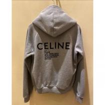 2020SS最新作 新品 レディース CELINE スーパーコピーロゴパーカー グレー 5317...