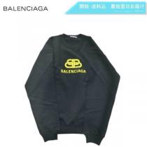 国内即発2020年人気新作【BALENCIAGA】グッチ イチゴBB ロゴクルーネック スウェッ...