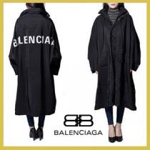 BALENCIAGA★パロディオペラ・コピーレインコート back logo opera rai...