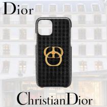 Diorスーパーコピー◆“30 Montaigne” カーフスキン iPhone 11 Pro用...