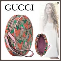 2020新作【GUCCI】グッチ いちご コピー ストロベリープリントGGウォレット 576213 GZRAT 8483