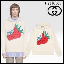 2020新作限定人気 GUCCI グッチ イチゴ パーカー グッチ いちご コピー パーカー★出...