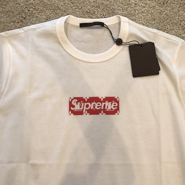 ヴィトン Supreme Tシャツ シュプリーム 1A3FC6 ルイ ヴィトン トップス コピー Box Logo Tee ボックス 半袖 ロゴTシャツ