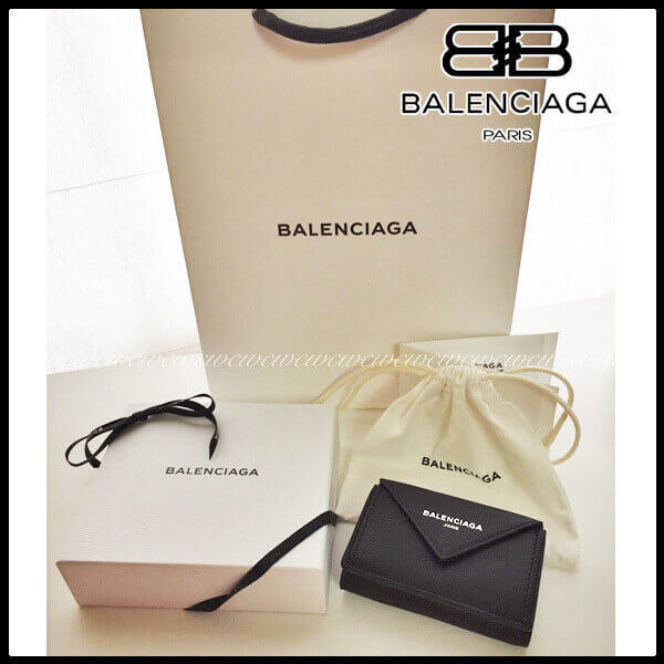 バレンシアガ ミニ財布 コピー BALENCIAGA Papier三つ折りミニ財布