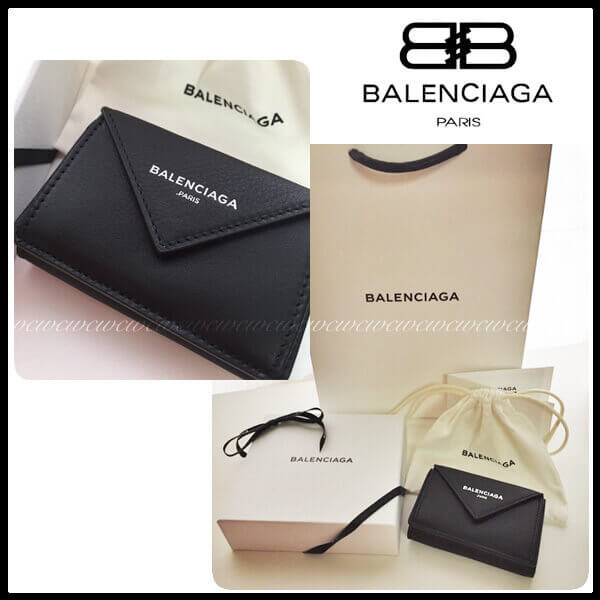 バレンシアガ ミニ財布 コピー BALENCIAGA Papier三つ折りミニ財布