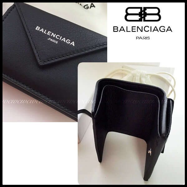 バレンシアガ ミニ財布 コピー BALENCIAGA Papier三つ折りミニ財布