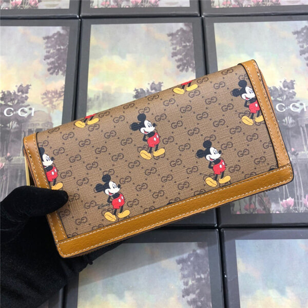 2020年春夏新作 DISNEY x GUCCI ディズニー x グッチコピー ジップアラウンドウォレット 602532 HWUBM 8559