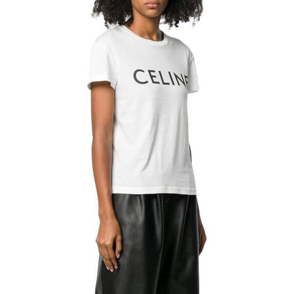 CELINE セリーヌ tシャツ 偽物 フロントロゴ 2X314916G38AW