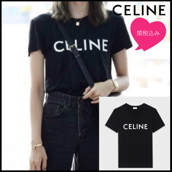 CELINE セリーヌ tシャツ 偽物 フロントロゴ2X314916G.01OB