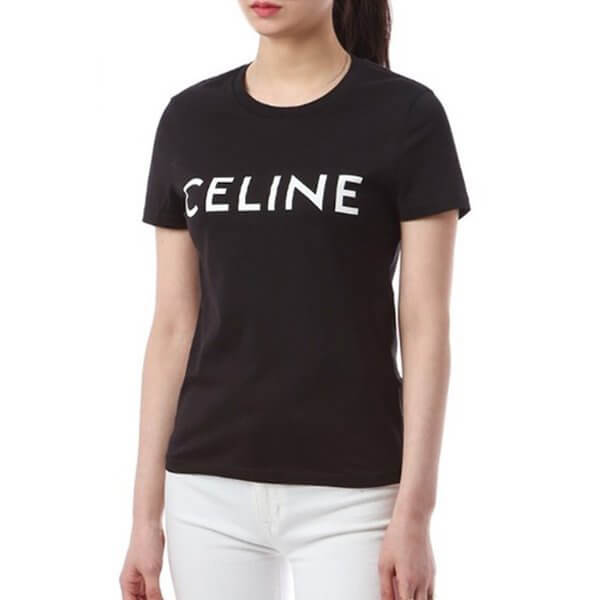 CELINE セリーヌ tシャツ 偽物 フロントロゴ2X314916G.01OB