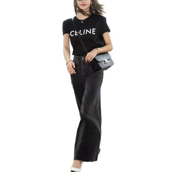 CELINE セリーヌ tシャツ 偽物 フロントロゴ2X314916G.01OB