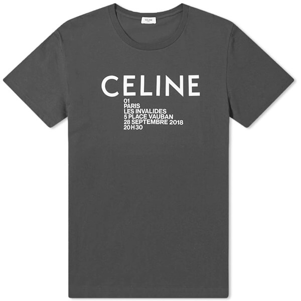 新作 CELINE セリーヌ Tシャツ 偽物 Celine Paris ロゴプリント 2X314864J 01OB