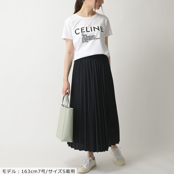 新作 CELINE セリーヌ Tシャツ 偽物 Celine Paris ロゴプリント 2X314864J 01OB