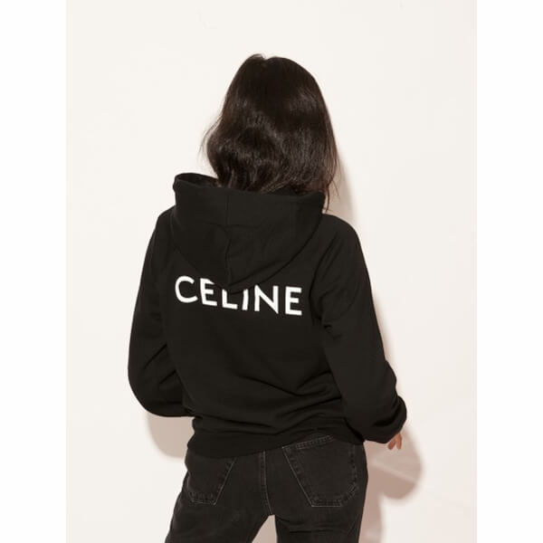 2020SSセリーヌ パーカー コピーCELINE  バックロゴ パーカー フーディー2Y006 612G37AW