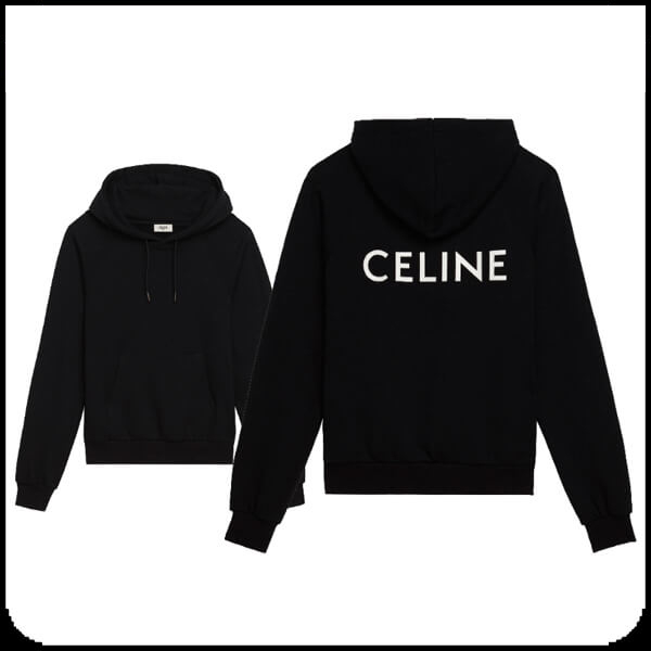 2020SSセリーヌ パーカー コピーCELINE  バックロゴ パーカー フーディー2Y006 612G37AW