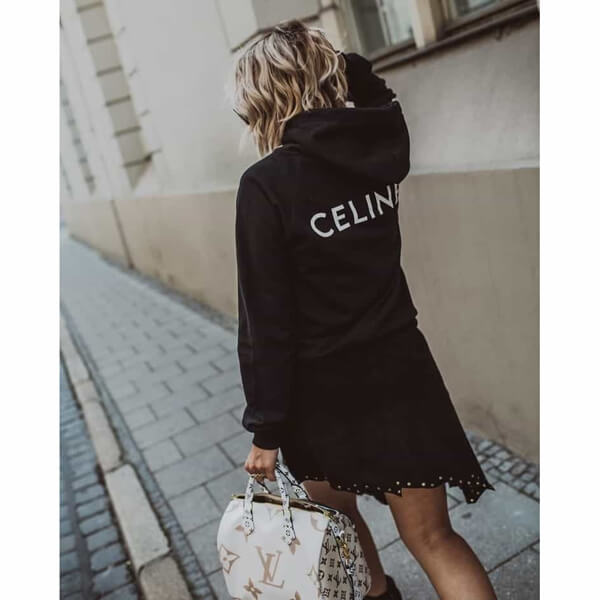 2020SSセリーヌ パーカー コピーCELINE  バックロゴ パーカー フーディー2Y006 612G37AW